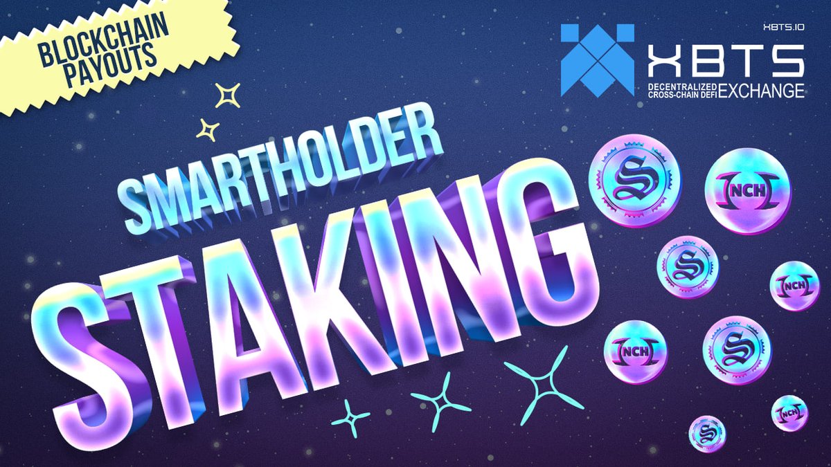 ✅SMARTHOLDER #STAKING Regular Payouts Report for the period from January 1 to January 15, 2024
➡️app.xbts.io/#/smartholder

🤑Enjoy passive income twice a month!
🍕Multiply your cryptocurrencies, no matter what the #crypto market does!

#xbtsdex #bitshares $STH #smartholdem #NCH
