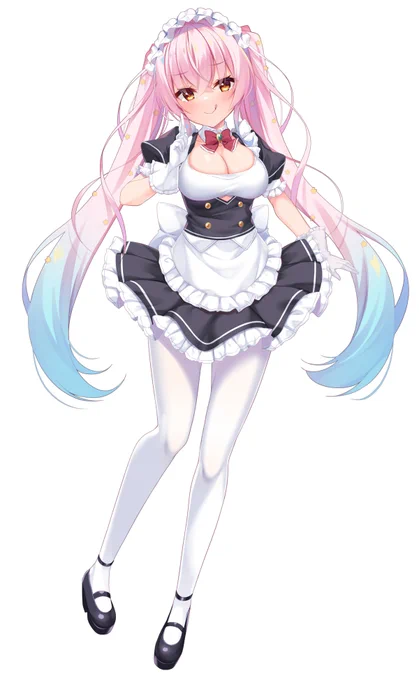 オリジナルメイドちゃん描いた!(名前はまだない) 