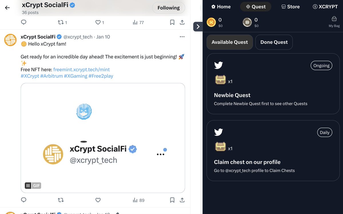 xcrypt_tech's tweet photo. #XCrypt 
 
Loading [✅✅✅✅✅✅✅✅✅🟩] 90% https://t.co/TzYBUjZAnT