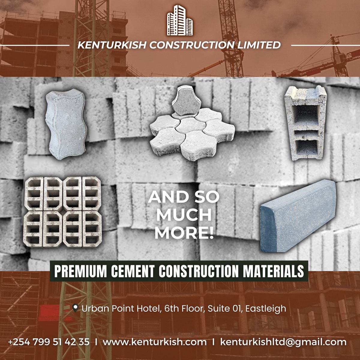 KenturkishL's tweet photo. Build with confidence, build with Kenturkish Construction Limited. Our diverse range of premium cement-based products ensures durability and excellence in every construction. Discover the strength of quality craftsmanship.

☎ +254 799 51 42 35
🌐 https://t.co/GHe9TvreNm https://t.co/yJ0PnnhQlG