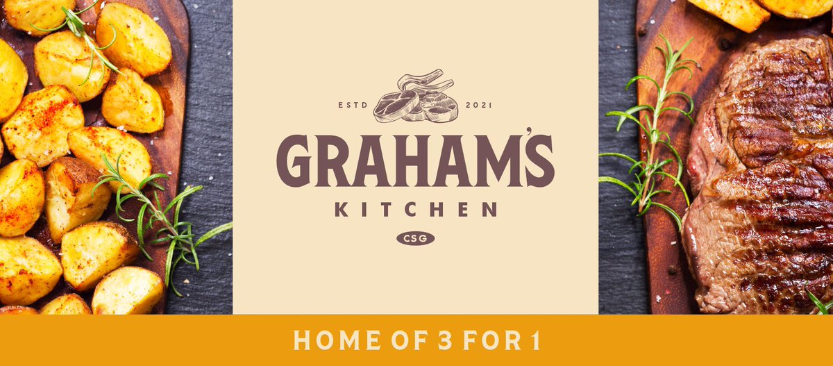 KitchenGrahams's tweet photo. Morning people, some room still available for this Friday evening at the Home Of The 3 For 1 
Also coming next month a meat lovers night special menu https://t.co/m64urWyIwp
