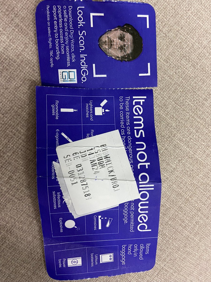 brojeshwar's tweet photo. @IndiGo6E Attached are the images. The PNR is CS8UQM. I am moving out of Jodhpur tomorrow morning. Deliver my luggage within 2 hours. @IndiGo6E @aaijdhairport https://t.co/PrZJt93Dfe