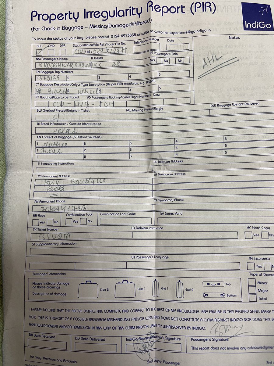 brojeshwar's tweet photo. @IndiGo6E The PNR is CS8UQM. I am leaving Jodhpur tomorrow morning. Deliver the bag within 2 hours. @IndiGo6E @aaijdhairport https://t.co/cj0qtKILfS