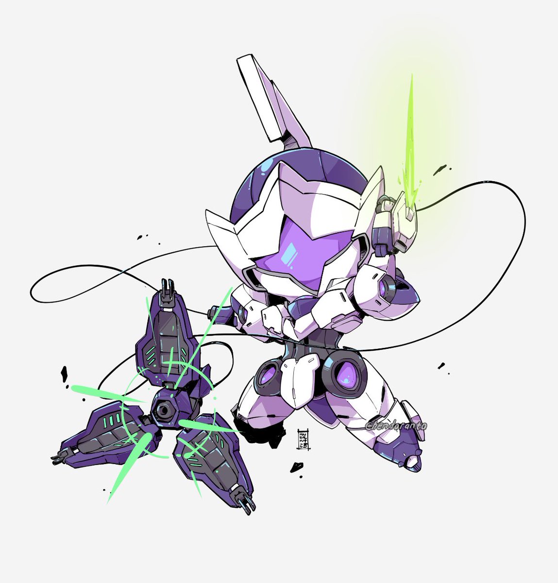 「QRT with your purple art  」|トト | T O T Oのイラスト