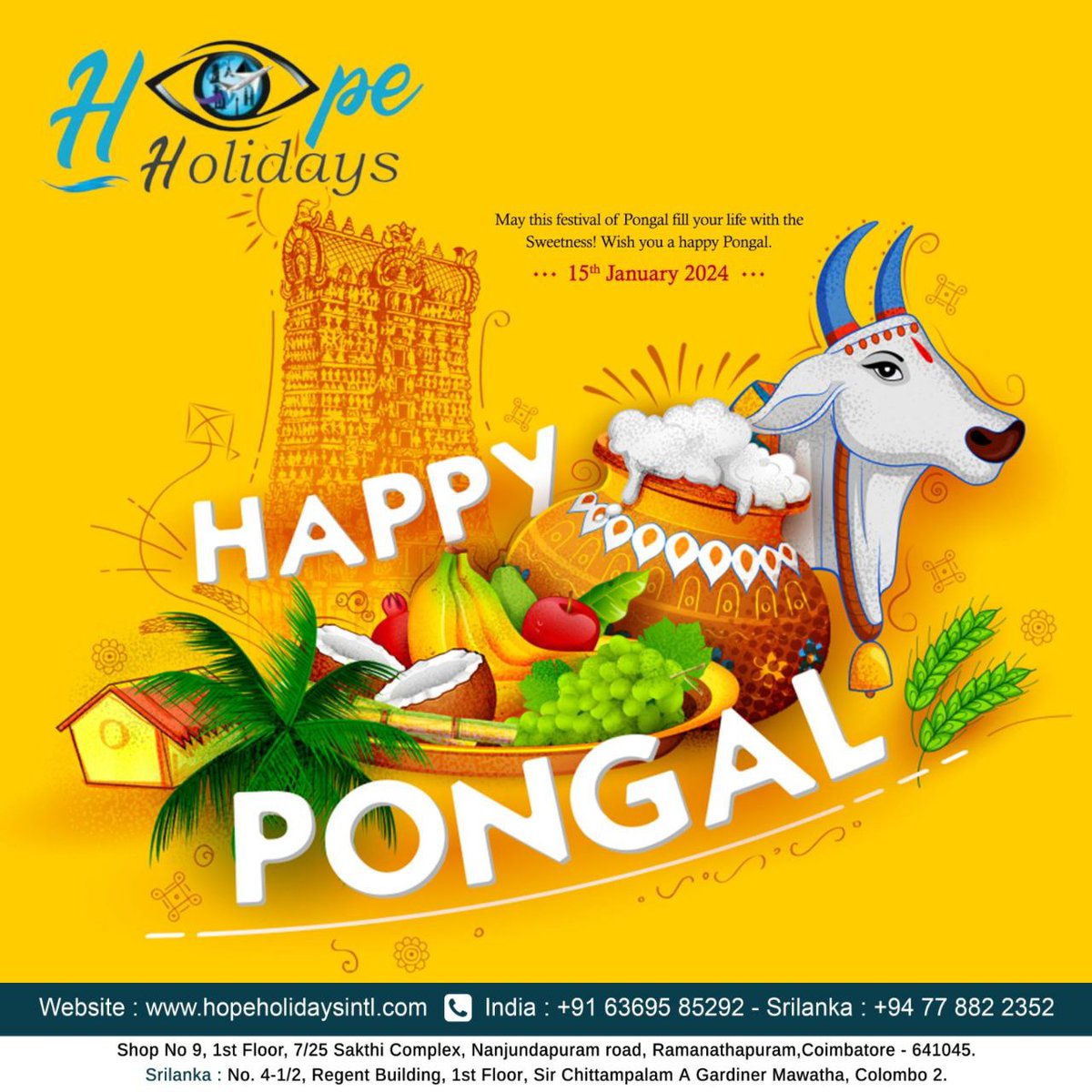 agamfoundation4's tweet photo. AgamFoundation wishes #HappyPongal https://t.co/qQscevLybK