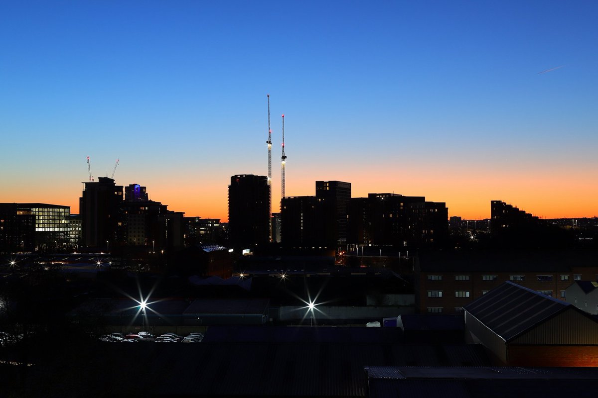 #Leeds taken just now from a scissor lift