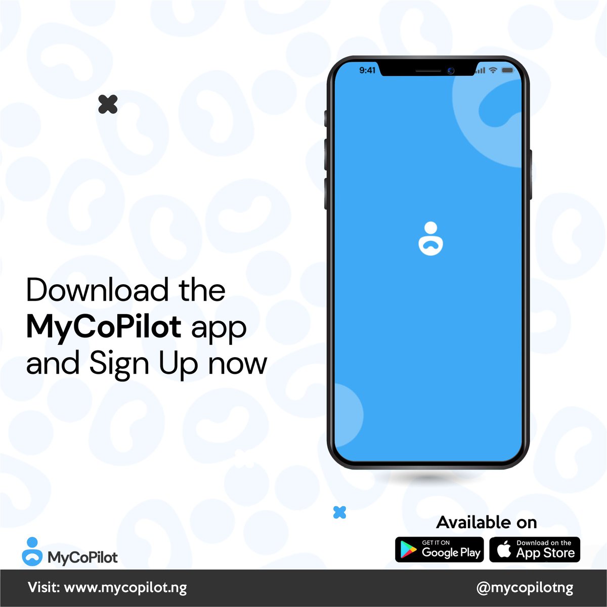 mycopilotng's tweet image. Avoid unnecessary stress going to work this year.

Move smarter with #MyCoPilot and enjoy comfortable and safer rides going to work.

Download the @mycopilotng app now from Google Play Store or the App Store and move better.

#VerifiedCoPilot #MoveSmarter