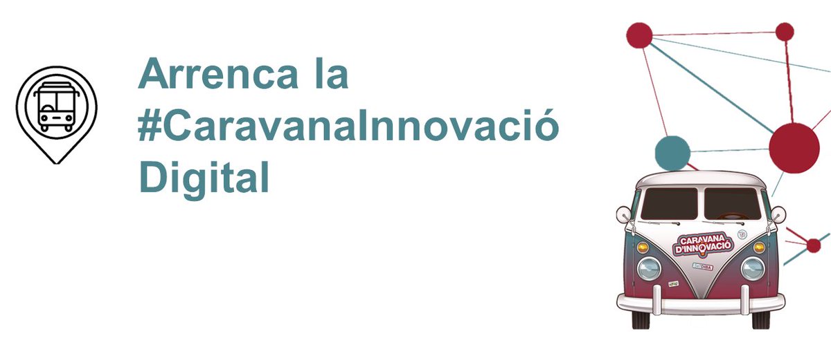 municipidigital's tweet photo. 🔴Atenció! Això t’interessa! Arrenca la #CaravanaInnovació digital 🚐, una proposta que vol fer aflorar bones pràctiques d’ens locals de la província de Barcelona😍🔝
[1/6] https://t.co/lei5ORfKkJ