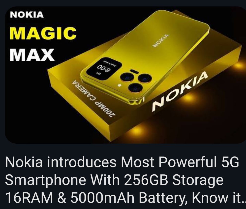 allfromtech's tweet image. #nokia #smartphone #magicmax