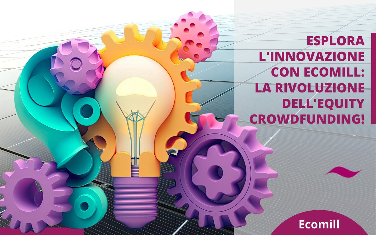 Scopri il potenziale di una partecipazione attiva nell'innovazione imprenditoriale con Ecomill! 🚀🌿

#crowdinvesting #InnovazioneFinanziaria #Ecomill #TransizioneEnergetica #Sostenibilità #InnovazioneSostenibile #InvestimentiVerdi