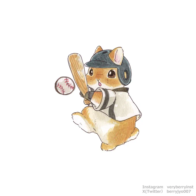 うさぎさんの部活シリーズ  〜野球部〜