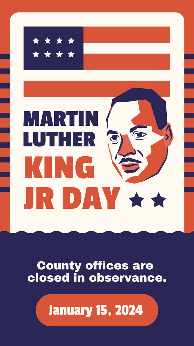 DelNorteCounty's tweet photo. County offices are closed in observance of Martin Luther King Jr. Day https://t.co/yzx4bMB9Lc