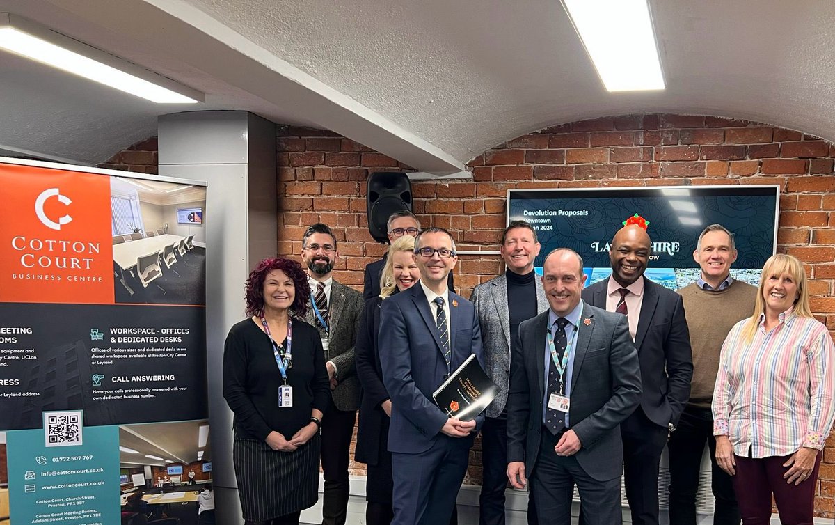 AidyRiggottBV's tweet photo. Brilliant write up ✍️ of last week’s @DowntownBusines event at @CottonCourt  with @DowntownFrank @robert_binns where we discussed with businesses the huge opportunities Devolution will bring to Lancashire. @LancashireCC https://t.co/hd9x6PbMem https://t.co/k8qWvNLMLa