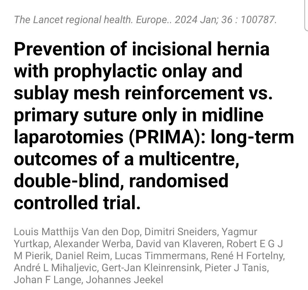 European Hernia Society tweet media