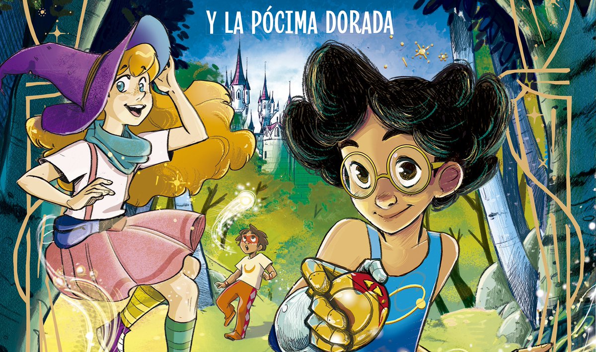 En la #HemerotecaCuantica comenzamos la semana con '#FridaMcMoon y la pócima dorada', de @pedro_manas  y Laia Ferraté. Edita #Bruguera @penguinlibros  #comicsmadeinspain  #comicsparalacantera cuanticagrafica.com/2023/12/13/fri…