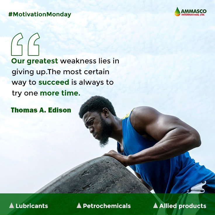 Our greatest weakness lies in giving up. The most certain way to succeed is always to try one more time- Thomas A Edison

#EngineOil #SyntheticOil #ConventionalOil #HighMileageOil #EngineLubrication #EnginePerformance #FrictionReduction #WearProtection #OilFilter #OilViscosity