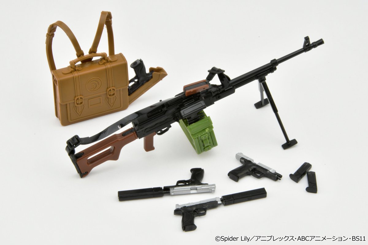LittleArmory's tweet photo. 【発売日情報】
いよいよ1/19(金)に発売となります。

トミーテック新製品
1/12スケール組み立てモデル

リコリス・リコイル ウエポンズ 千束ver.
https://t.co/fUmwrqzdXm
リコリス・リコイル ウエポンズ たきなver.
https://t.co/2NQQlQk7Hv https://t.co/2lRyjK4peY