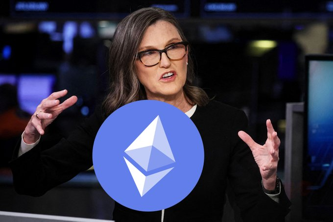 AshlayJoe's tweet photo. Cathie Wood expects #Ethereum will most likely outperform Bitcoin in the next Bull Run.

Do you agree with Cathie Wood: Will Ethereum outshine Bitcoin in the next Bull Run?

#Crypto #Ethereum #Bitcoin #cryptomarket https://t.co/xRHzCif75F