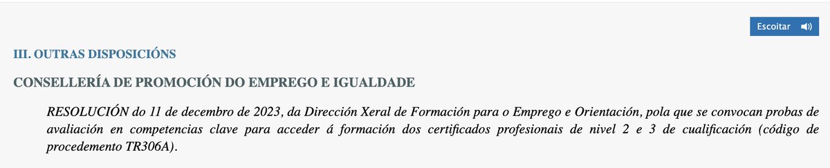 CMEmpregoVigo's tweet photo. Onte publicóuse a convocatoria para realizar as probas de Competencias Clave https://t.co/6fgQkI2SUw As Competencias Clave son de vital importancia para cursar formación, para quen quere formarse e non ten recoñecida a ESO. Para anotarse hai un mes de prazo dende hoxe mesmo https://t.co/ugWYZPESX2