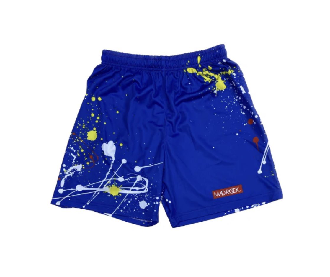 MADROCK_tokyo's tweet photo. 【製品情報】MADROCK BASKETBALL SHORTS "SPLATTER(スプラッター)"
オンラインストアで好評販売中です！
カラフルなペンキを飛ばしたようなグラフィック「スプラッター」が目を引く1枚です。シンプルなTシャツとのスタイリングがおすすめです！
HPはプロフィール欄をチェック！ https://t.co/LlHyauY202