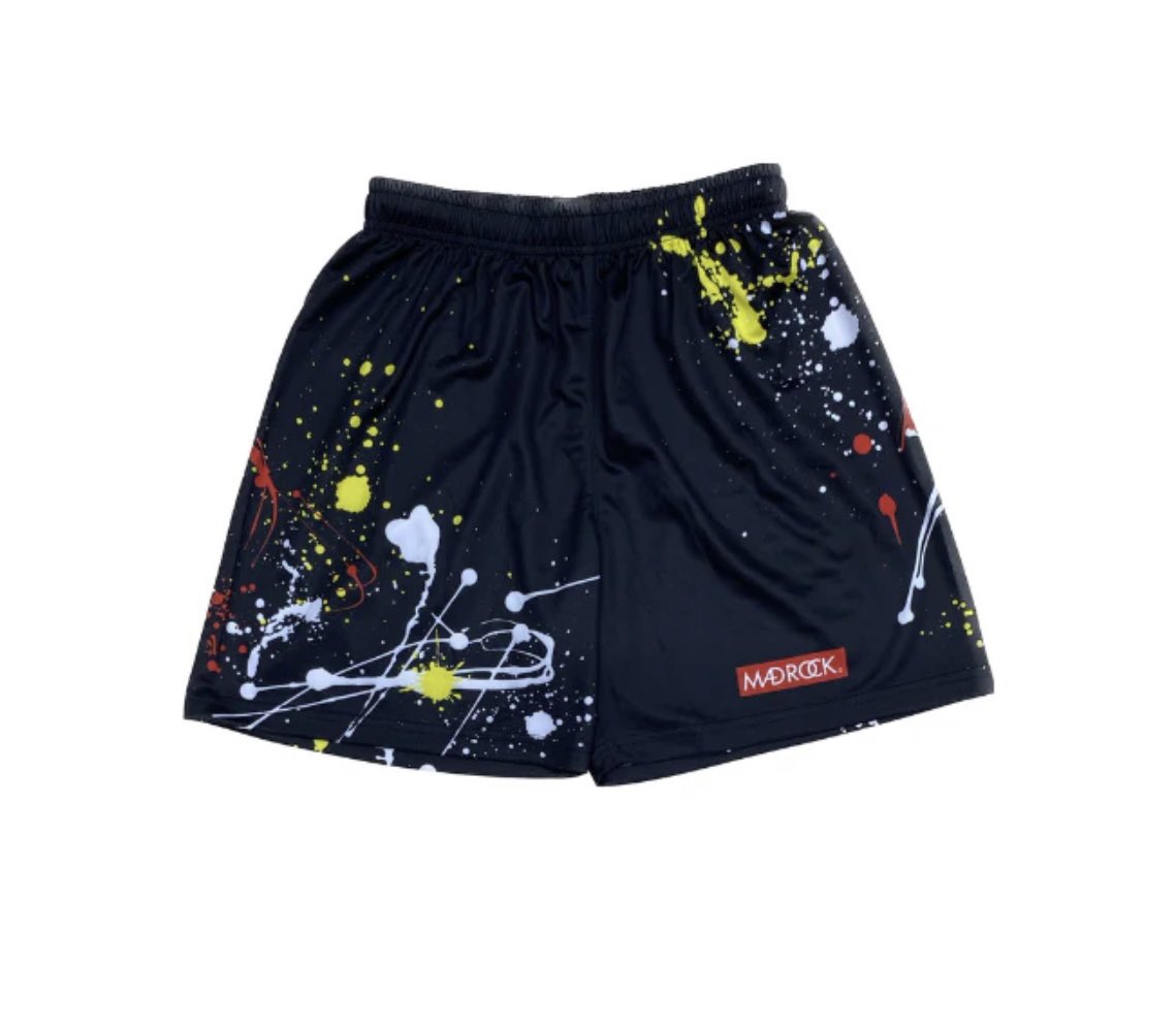 MADROCK_tokyo's tweet photo. 【製品情報】MADROCK BASKETBALL SHORTS "SPLATTER(スプラッター)"
オンラインストアで好評販売中です！
カラフルなペンキを飛ばしたようなグラフィック「スプラッター」が目を引く1枚です。シンプルなTシャツとのスタイリングがおすすめです！
HPはプロフィール欄をチェック！ https://t.co/LlHyauY202