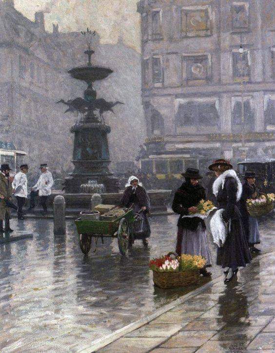 ParisAMDParis's tweet photo. Paul Gustave Fischer (1860-1934).
Palais-Royal 
Paris France Painting https://t.co/ouuSe2UEiV
