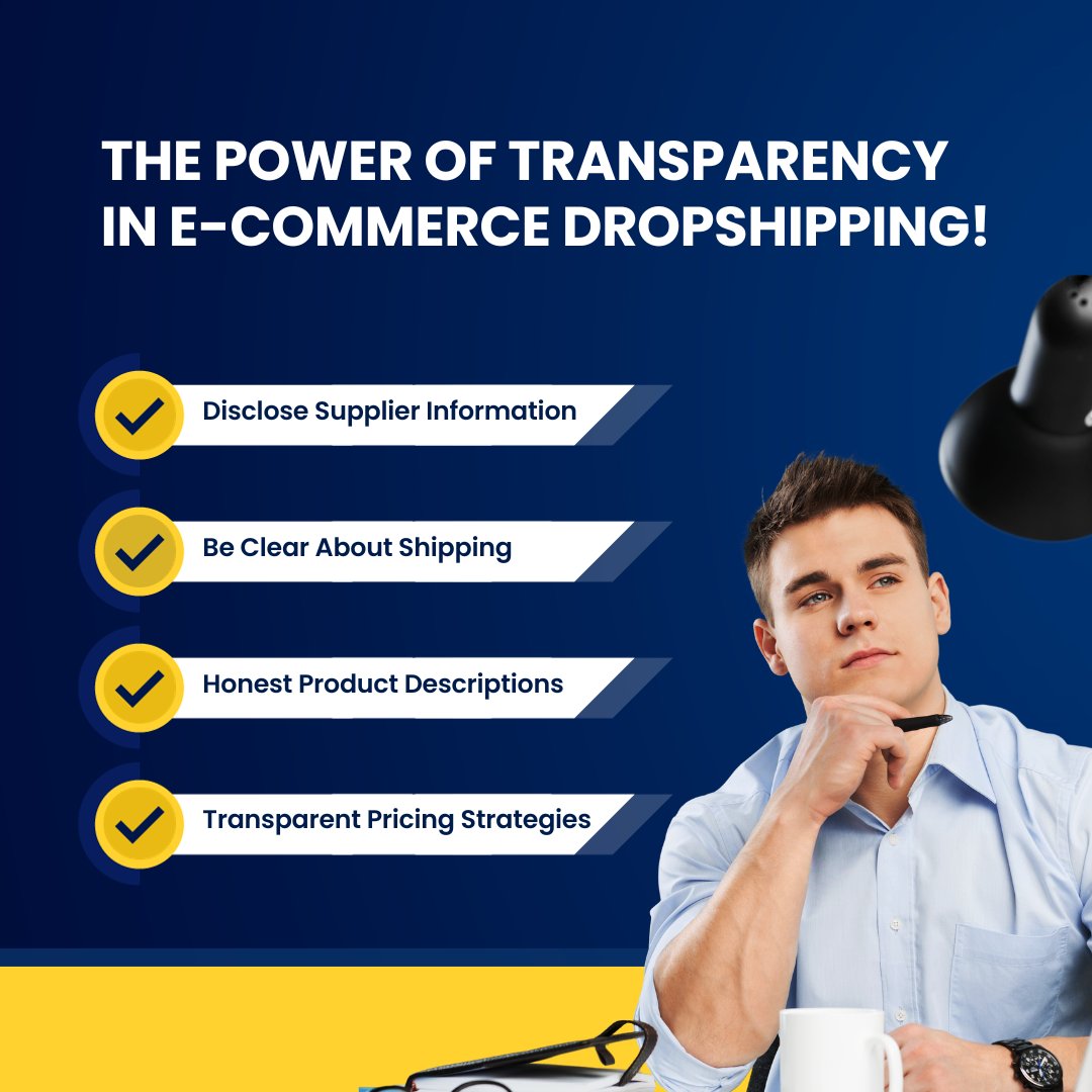 JessicaLee53866's tweet photo. Transparency equals trust! 🔍💎 Unleash the power of transparency in e-commerce dropshipping! Build customer loyalty today! 🛍️🤗

#EcommerceTransparency #DropshippingInsights #BusinessHonesty #TransparentOperations https://t.co/7t8pUZobBo