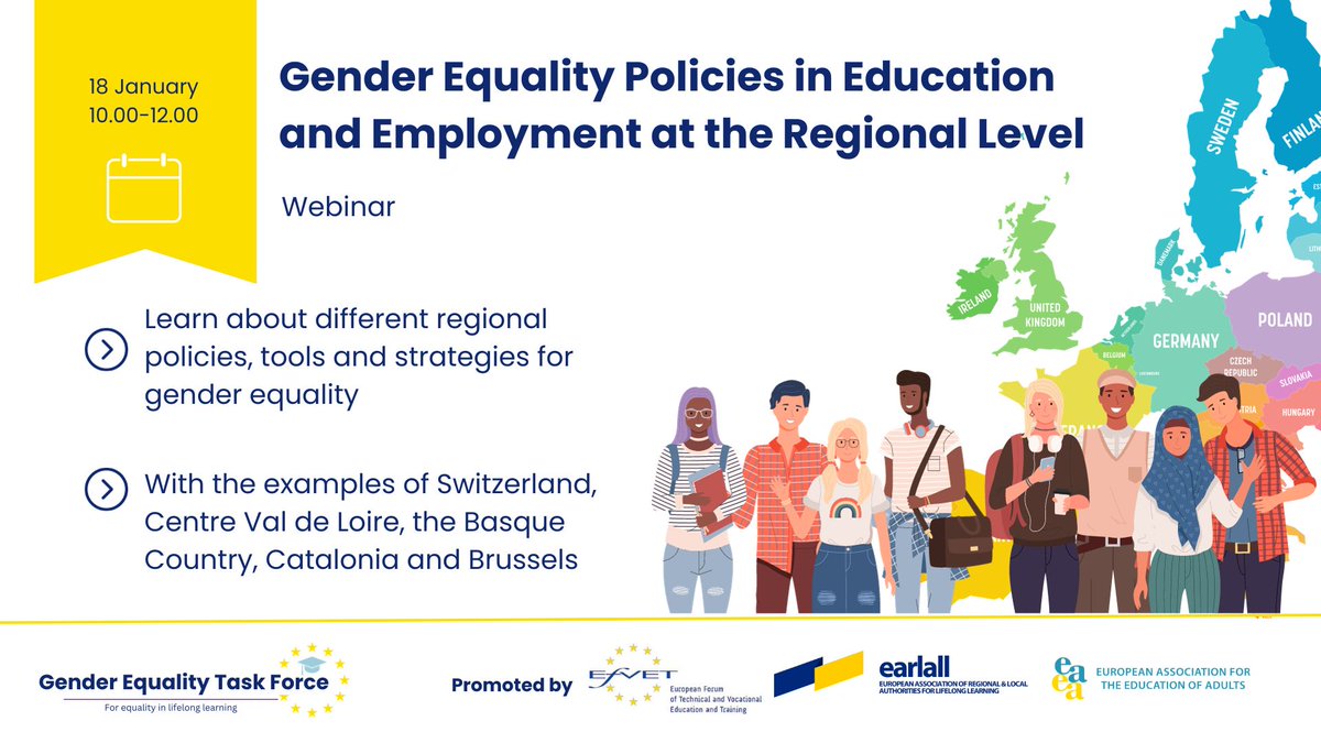 earlallEU's tweet photo. 🗓️Join EARLALL's upcoming webinars: 

🟡Gender Equality in Education &amp; the Labour Market #GenderEqualityTF 
➡️https://t.co/S6cns77tra

🟢Understanding #agriculturesector skills needs and challenges across EU regions #EuropeanYearOfSkills
➡️https://t.co/lD0gE7oAoL https://t.co/34qQZMxDpP