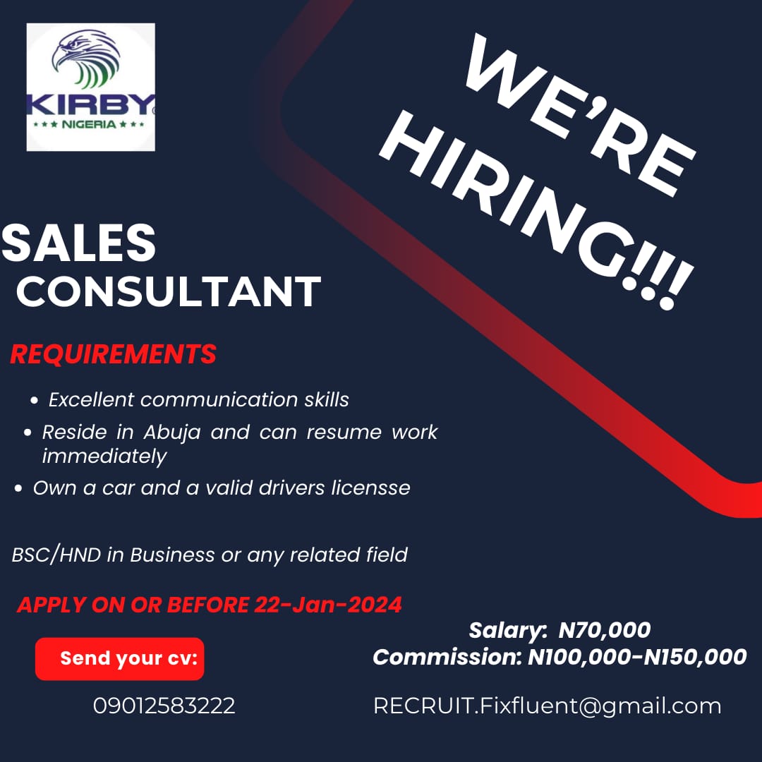 recruitaidltd's tweet photo. Are you ready to make an impact in the world of sales? 
Join our dynamic team! 
Seeking a results-driven sales consultant to elevate our growth and drive for success.
Send your resume to
recruit.fixfluent@gmail.com
#salesconsultant
#salesexecutives https://t.co/hrdjooUT0x