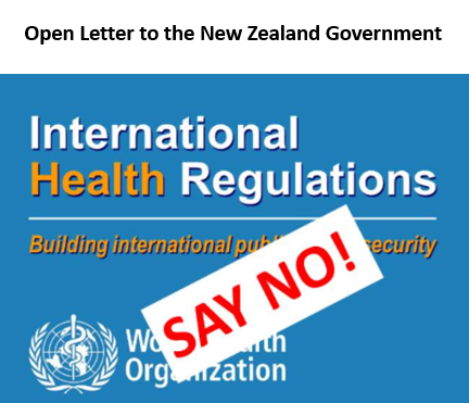 🇳🇿Open Letter to the NZ Government - click here docdro.id/qR584o4

An increasing number of New Zealanders are concerned, and many blissfully unaware, that the World Health Organization ("WHO") is designing the architecture for a singular controlling authority for global