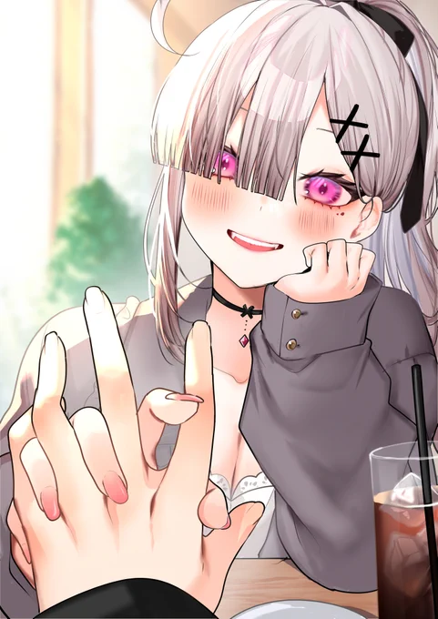 「手…おっきいね…」 #いらすこや