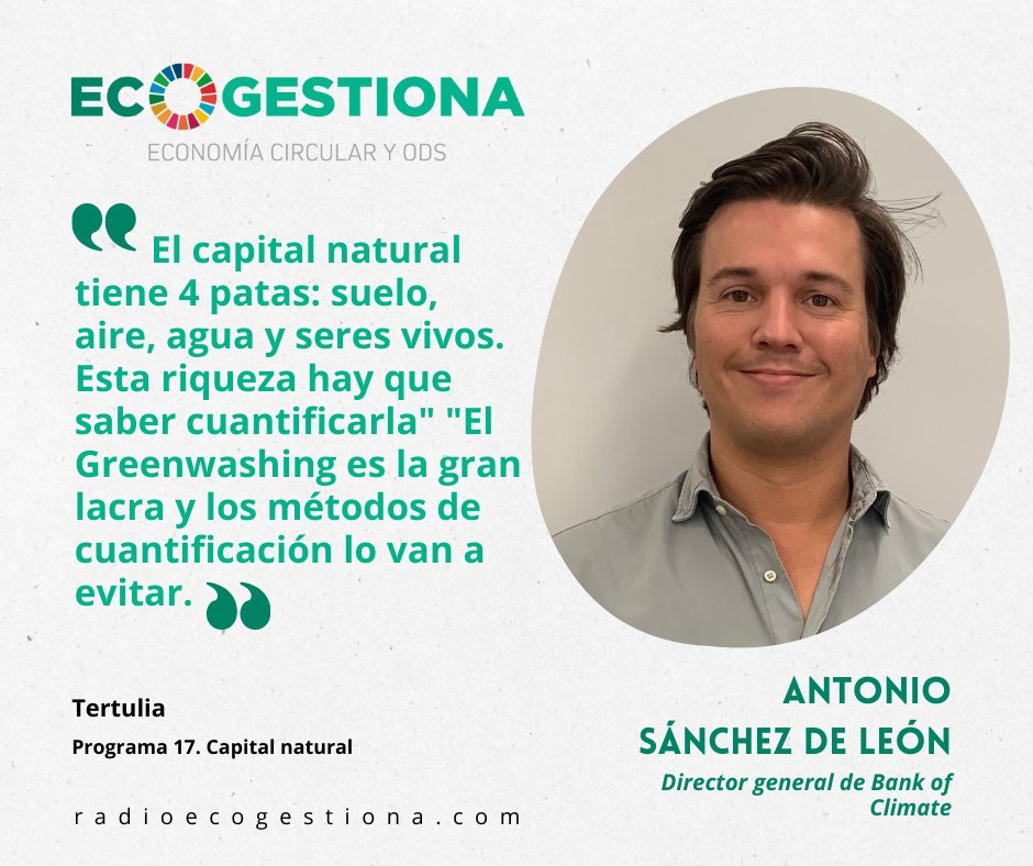 ecogestiona's tweet photo. Así amenizamos el #BlueMonday 💙 con información muy interesante sobre el capital natural con @Nactiva_eco #Azentúa y #BankOfClimate. Además, @veganuary nos propone crear nuevos hábitos más sostenibles.🍅🌶
Escucha el programa completo aquí 🎧 ➡ https://t.co/XFG7nNU30S https://t.co/mjrnnjj2oK