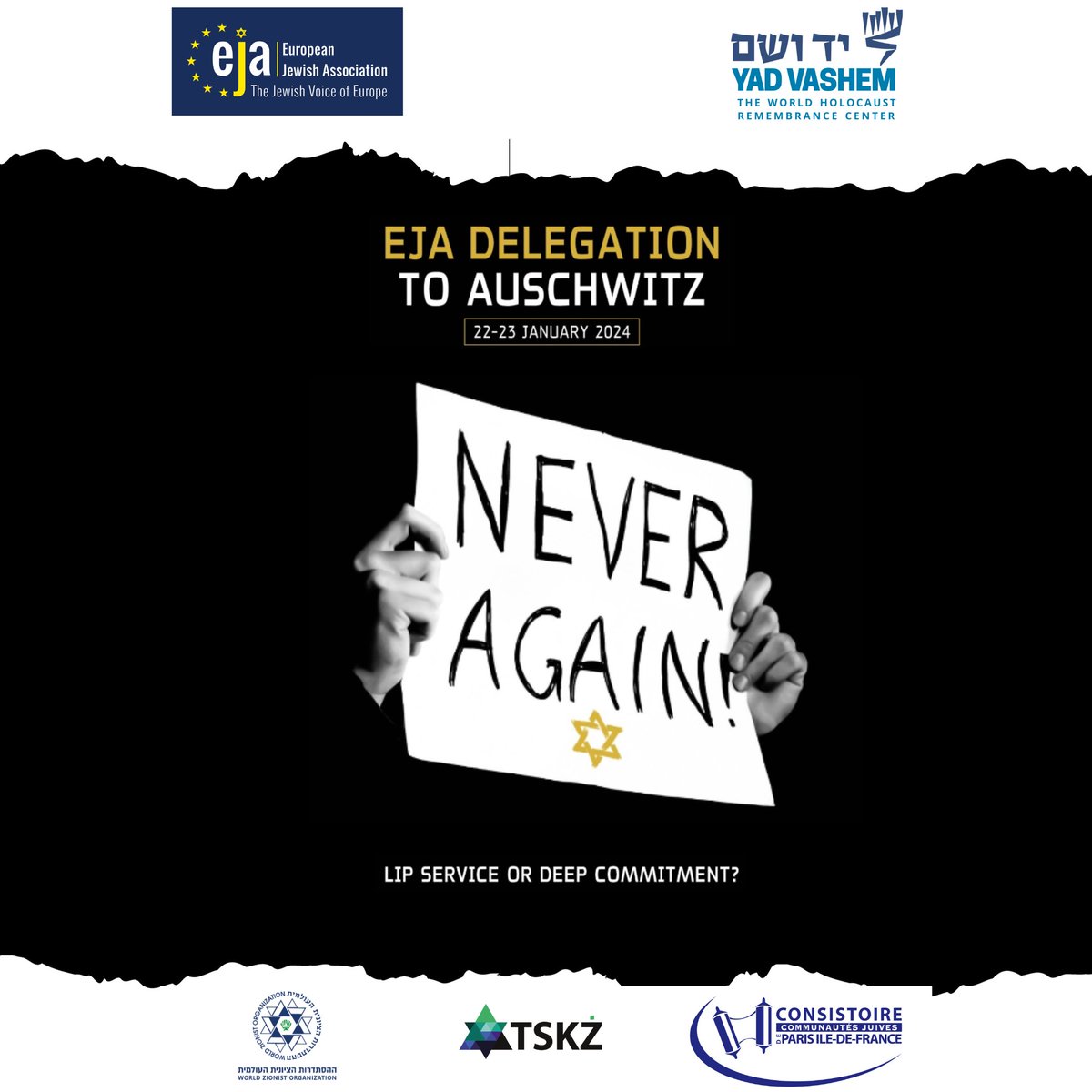 EJAssociation's tweet image. The EJA conference scheduled in Krakow is just a week from now, focusing on the rise of anti-Semitism in Europe since October 7th. This event holds considerable importance as confront this trend. Let us earnestly unite against hatred and prejudice. #NeverAgainIsNow #NotInMyWatch
