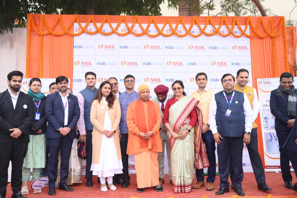 GVT_India's tweet photo. GVT is honored to announce the flagging off of our 2 Mobile Medical Vans by the Honorable Chief Minister of UP Shri Yogi Adityanath ji on 13th Jan 2024 in Gorakhpur
The van run in association with @SBI_FOUNDATION and @NSDL_Depository shall serve in Gorakhpur &amp; Chandauli https://t.co/GNVmUrtGUH