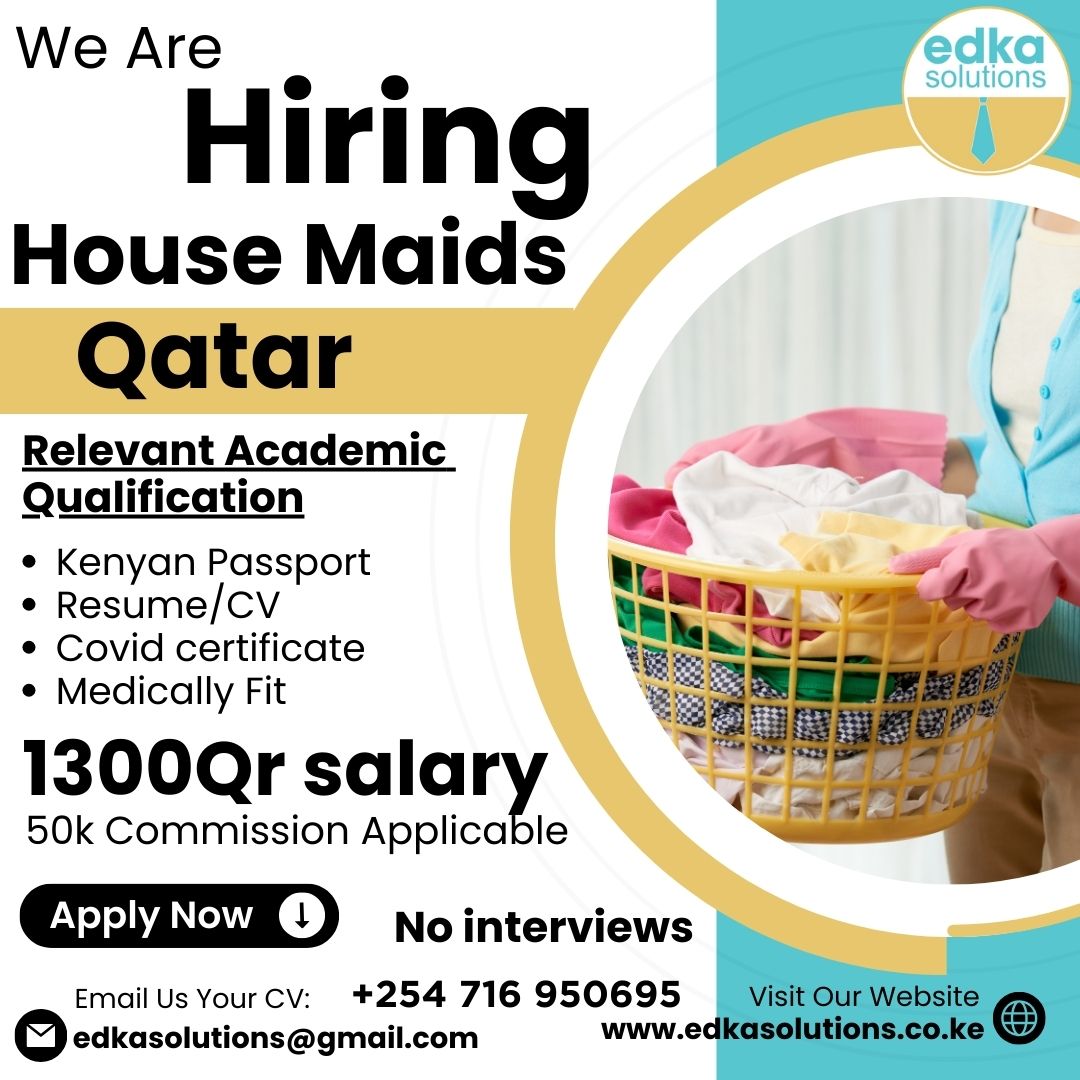 EdkaSolutions's tweet photo. Join the team and make a difference in maintaining the cleanliness and hygiene of Qatar! We look forward to reviewing your applications.

#CleaningJobsQatar #HiringCleaners #cleaners #airbnb #trmdrive #southb #restinpeace #CCTV #Femicide #agnesngetich https://t.co/ut1c8x3smW