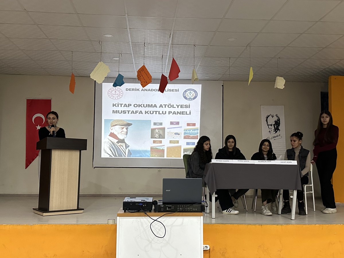 derikanadoluli1's tweet photo. Mardin İl Milli Eğitim Müdürlüğü tarafından başlatılan “Kitap Okuma Atölyesi” kapsamında ilk panelimizi gerçekleştirdik. Danışman öğretmenimiz Gülnihal Alış’ı ve öğrencilerini tebrik ederiz. 

@mardinilmem @derikmem47 @MstfaKAHRAMAN @MesutCoskun7902 https://t.co/EovAzNTBDy