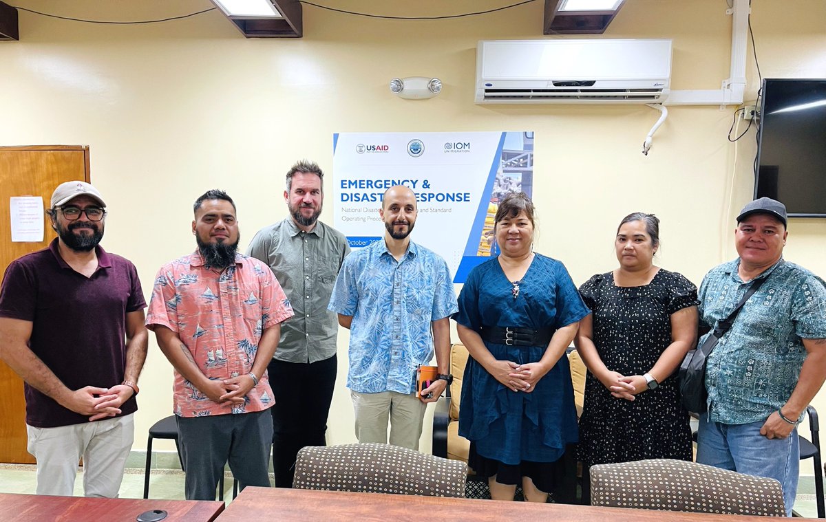 IOMNorthPacific's tweet photo. Effectively preparing for & responding to disaster events and strengthening #ClimateChangeAdaptation are priority areas for the Government and people of 🇫🇲.
In a recent meeting with #DECEM, @UNmigration discussed strategies to tackle climate risks & enhance resilience in 2024. https://t.co/dPGUhGuYbE
