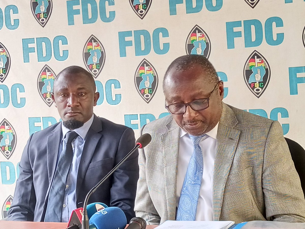 Happening now: #FDCPresser Live from the FDC Headquarters Najjanankumbi