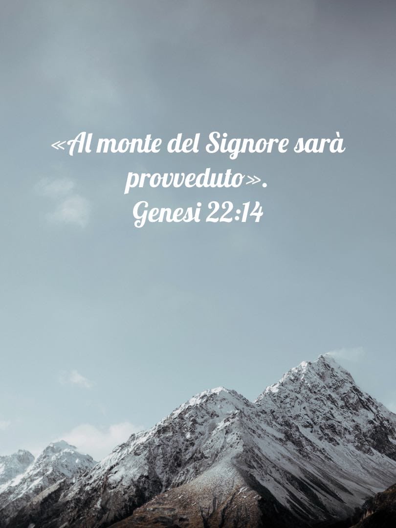 _MarcoGelo's tweet photo. "«Al #monte del Signore sarà #provveduto»."
(#Genesi 22:14) https://t.co/Rw46xKBLXX