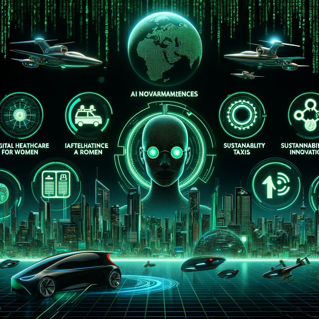 🔍 2024 en Tecnología:

Salud femenina e IA 💪
El auge de #ChatGPT 🤖
Sostenibilidad y energía renovable 🌍
Vehículos eléctricos y taxis voladores 🚗
Inclusión en tech 🌈

¿Qué innovación tecnológica esperas con más ganas en 2024?
 #Tecnología2024 #CES #Innovación #FuturoDigital