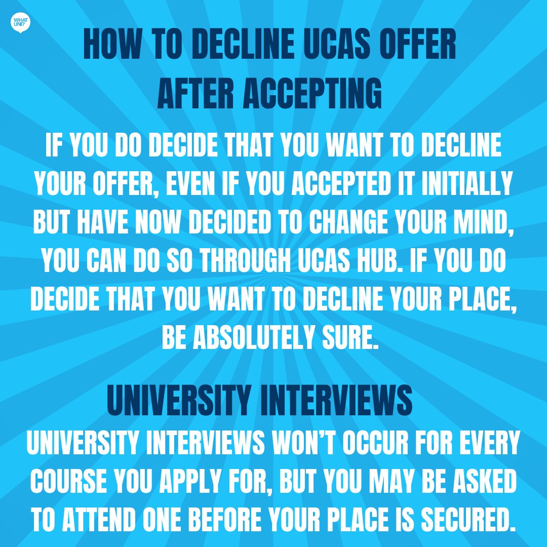 Whatuni's tweet image. 🌟 University offers in hand, now, it's all about careful consideration. 🚀📚 

For more visit: bit.ly/3tGVcYl

#UniOffers #FuturePlans #DecisionsDecisions #ucas #ucasdeadline