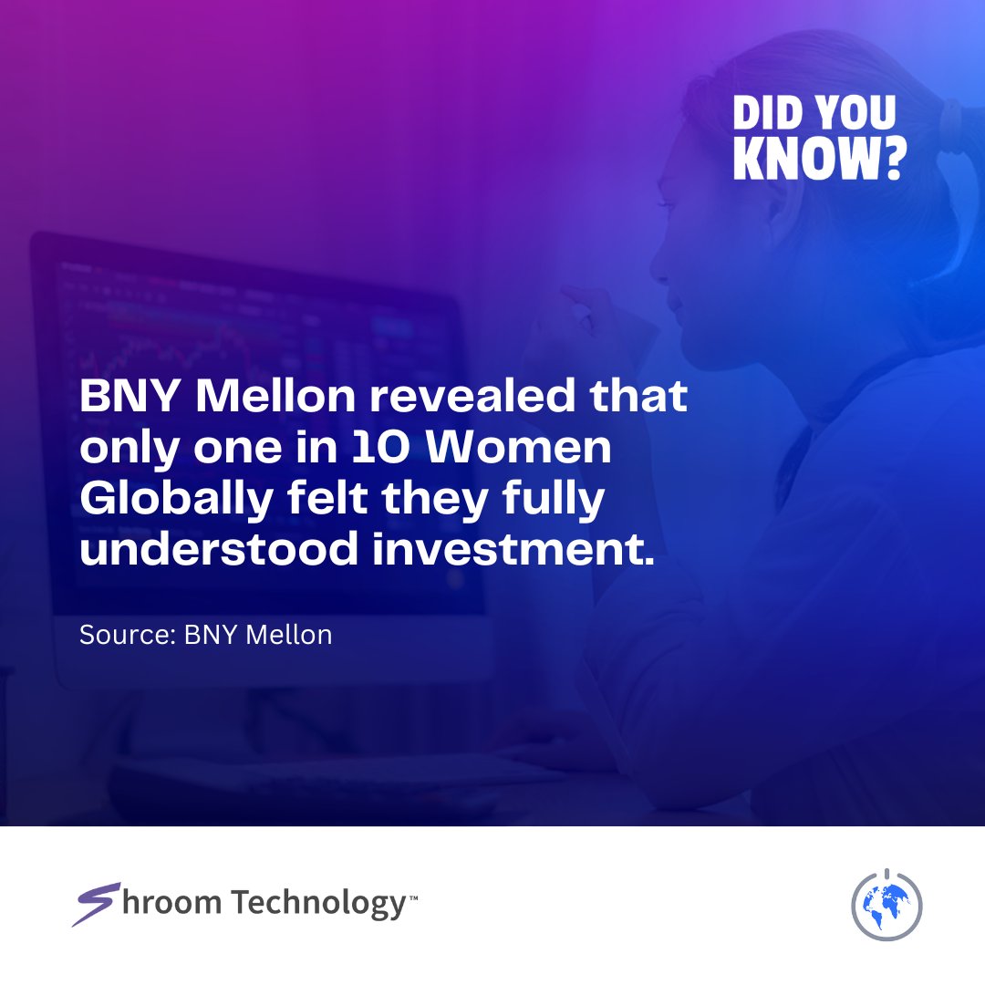 When it comes to investing, the differences between men and women are wide.  

Let's sign up and start a conversation to bridge the gender investment gap: shroom.services

#ShroomTechnology #CollectiveIntelligence