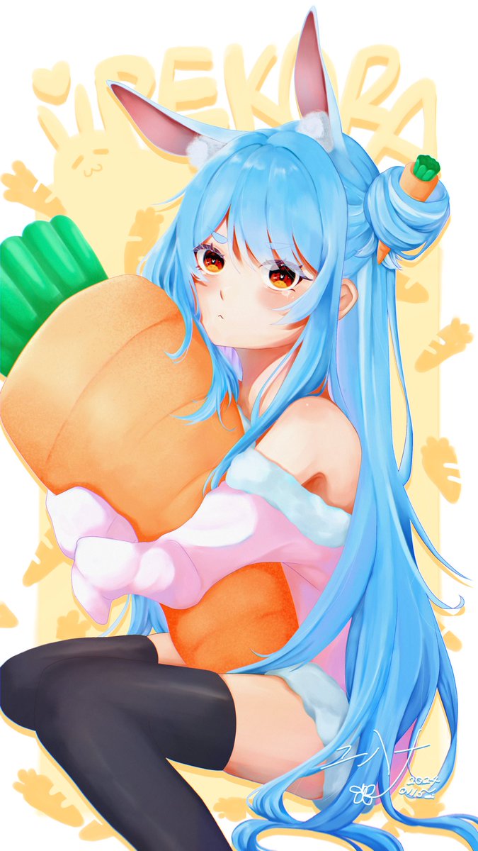 space0409's tweet image. 2024開畫
——
兔年是ぺこら的年
但是快要龍年了啦嗚
——
新的一年多多指教
該去研究怎麼畫龍了（？

#painting #art #drawing #illustration  #digitalart #digitalpainting #artwork #電繪 #電繪圖 #畫畫 #畫圖 #插圖 #插畫 #繪圖 #塗鴉 #落書き #イラスト #兎田ぺこら #ぺこら #pekora #hololive