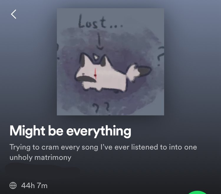 Inconspicuious1's tweet photo. Choose a number from 1-765 and I’ll give you a song from my mental illness playlist (WIP) https://t.co/Nw2rTxBfGe