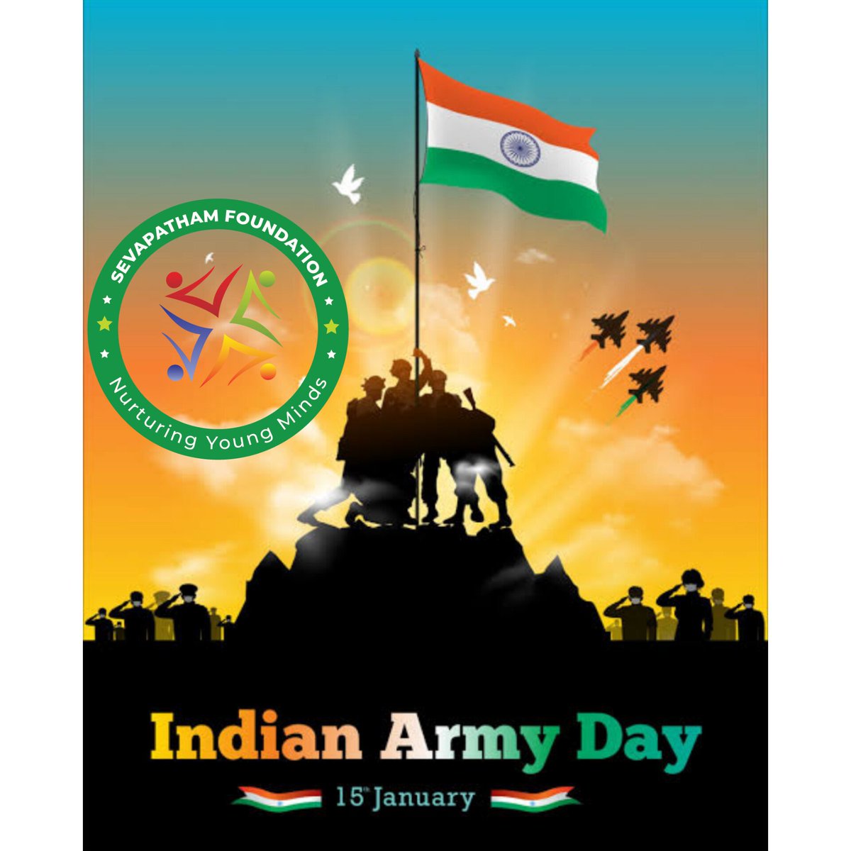 sevapatham's tweet photo. #indianarmyday #sevapathamfoundation https://t.co/HWLyk0y3mq