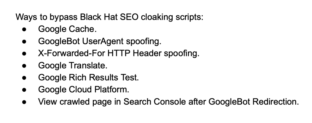 dartseo's tweet photo. 🔍Unveiling the Hidden: 7 ways to Bypass Black Hat SEO Cloaking🕵️‍♂️ https://t.co/ZVtdGziZcs
