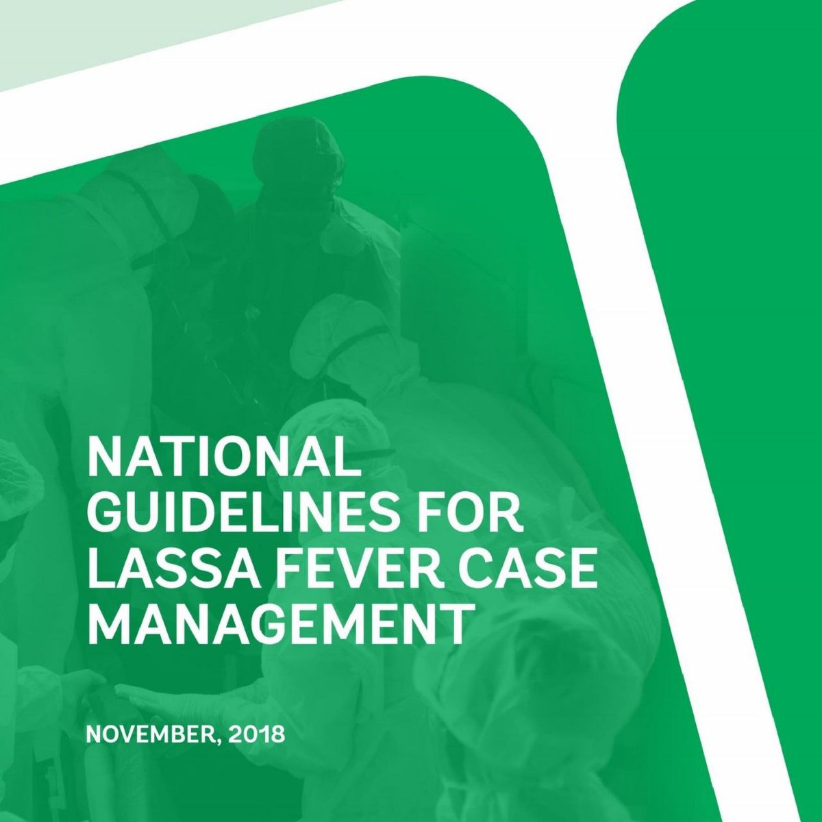 All healthcare workers should have a high index of suspicion for #LassaFever in individuals that have not responded to standard anti-malaria treatment & treatment for other common infectious causes of fever within 48-72 hours 🔗Download & read guideline: ncdc.gov.ng/themes/common/…