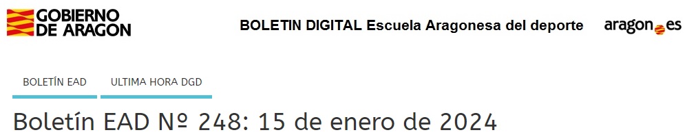 #FormaciónDeporteAragón #AragonEsDeporte Publicado #BoletinEAD del <a href="/GobAragon/">Gobierno de Aragón</a>  nº 248 de 15/01/2024 wp.catedu.es/escadeporte/20…