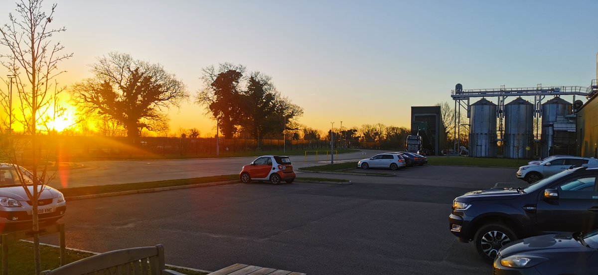🌅 Embracing Blue Monday Today might be dubbed as #BlueMonday, but at Condimentum, we're turning it into a burst of positivity! 💙✨ While the world might be feeling a bit blue, our factory is painted with the warm hues of a stunning sunrise. 🌞 #BlueMonday #PositiveVibes