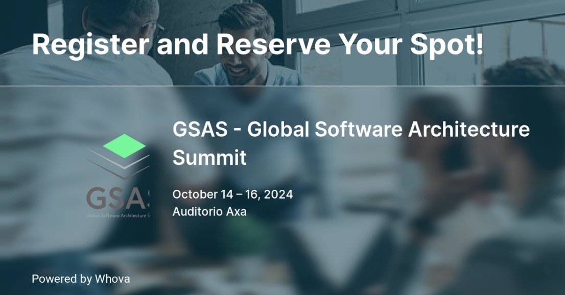 Join us on Oct 14 - 16, 2024 for unique learning opportunities and an incredible lineup of speakers. Get your Blind tickets now ! 
gsas.io  #GSAS24